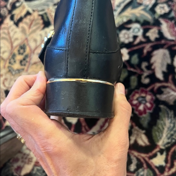 Tory Burch Black Leather Heeled Boots - Picture 12 of 16